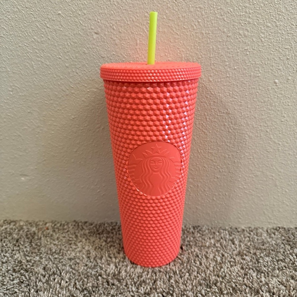 STARBUCKS PINK STUDDED TUMBLER VENTI